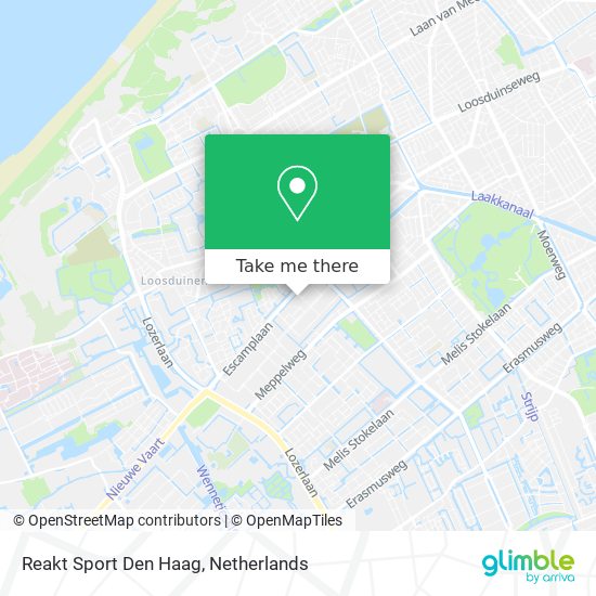 Reakt Sport Den Haag map