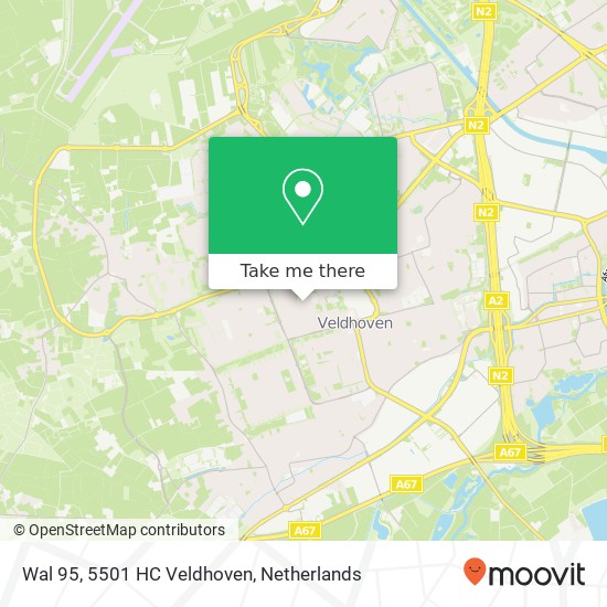 Wal 95, 5501 HC Veldhoven map