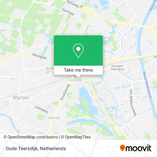 Oude Teersdijk map