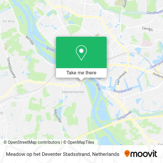 Meadow op het Deventer Stadsstrand map