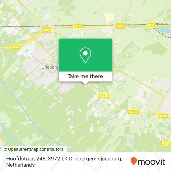 Hoofdstraat 248, 3972 LK Driebergen-Rijsenburg Karte