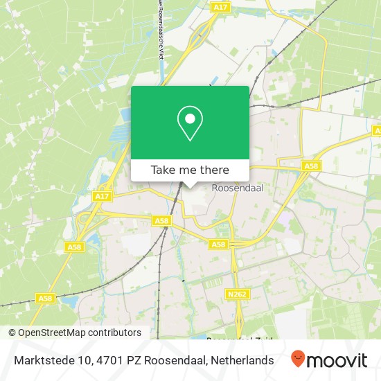 Marktstede 10, 4701 PZ Roosendaal map