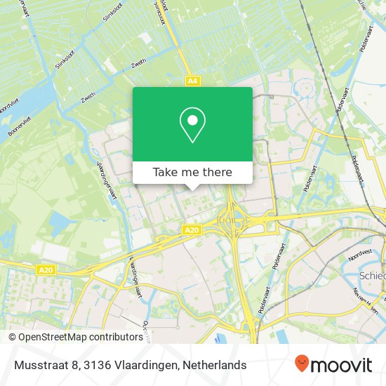 Musstraat 8, 3136 Vlaardingen map