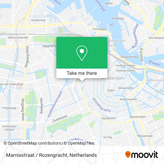 Marnixstraat / Rozengracht map