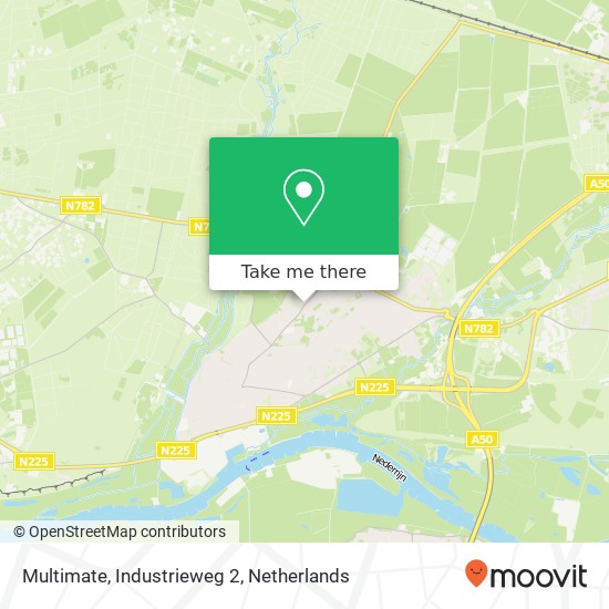 Multimate, Industrieweg 2 map