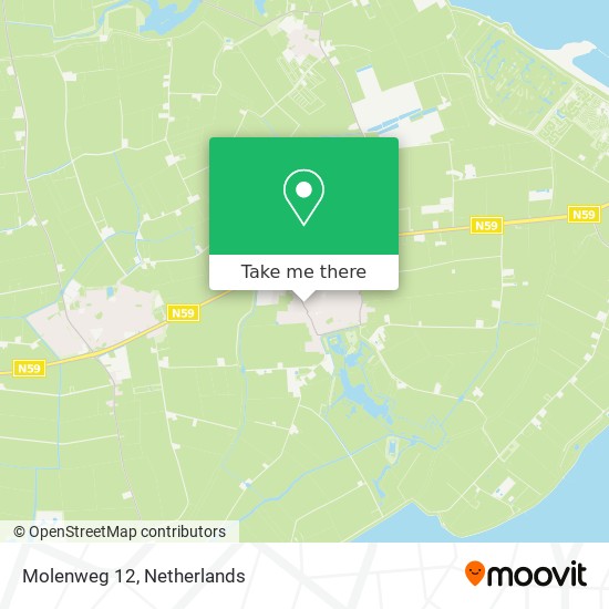 Molenweg 12 map