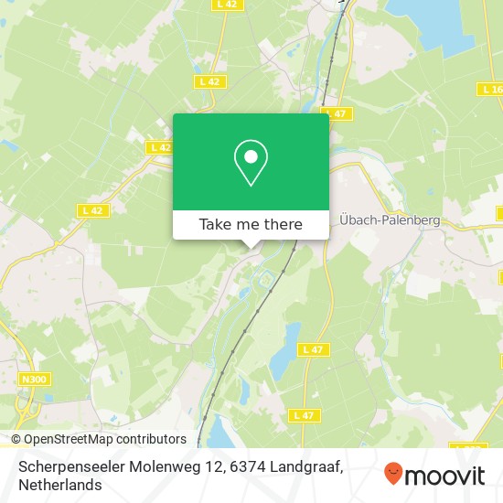Scherpenseeler Molenweg 12, 6374 Landgraaf map