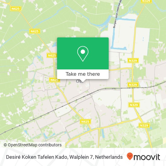 Desiré Koken Tafelen Kado, Walplein 7 map