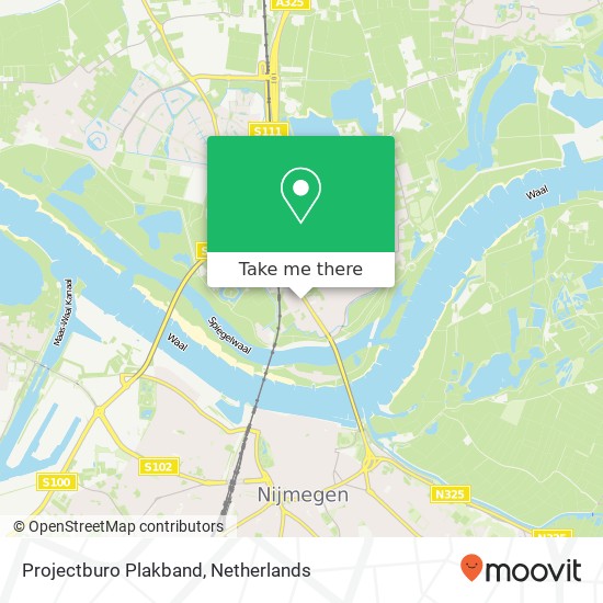 Projectburo Plakband map