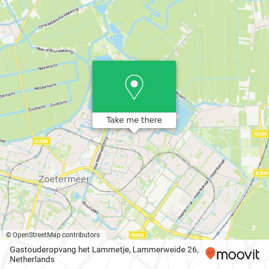 Gastouderopvang het Lammetje, Lammerweide 26 map