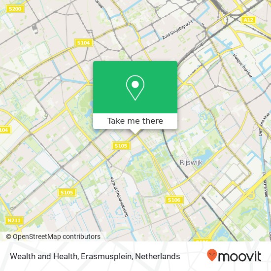 Wealth and Health, Erasmusplein map