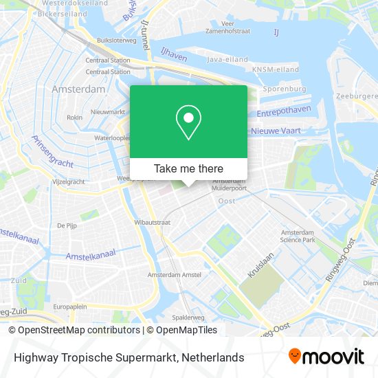 Highway Tropische Supermarkt map