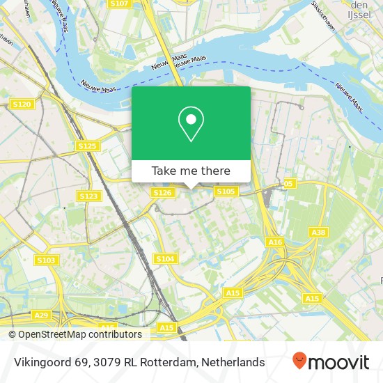 Vikingoord 69, 3079 RL Rotterdam map