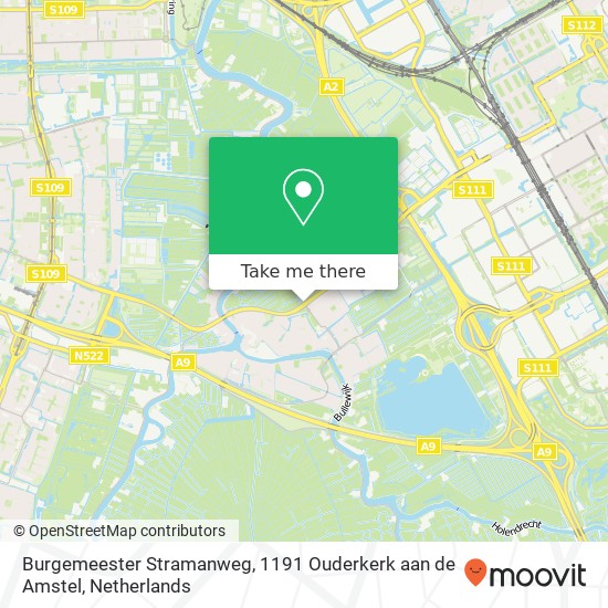 Burgemeester Stramanweg, 1191 Ouderkerk aan de Amstel map