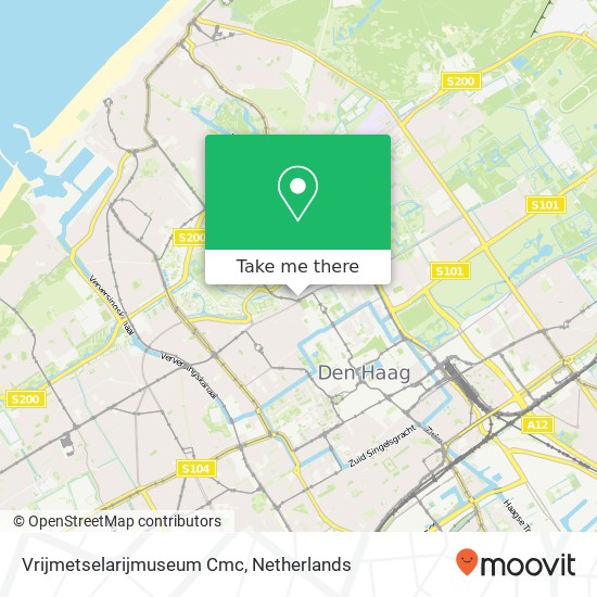 Vrijmetselarijmuseum Cmc map