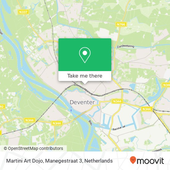 Martini Art Dojo, Manegestraat 3 map