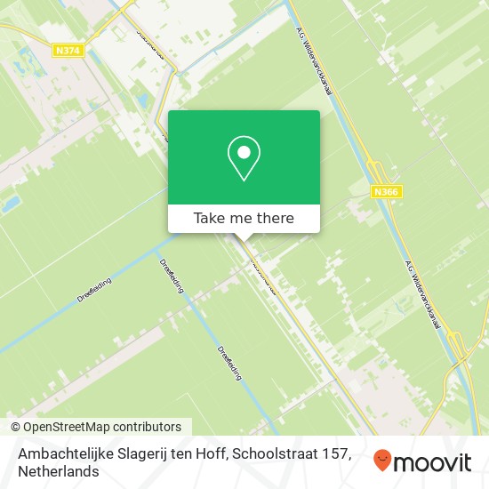 Ambachtelijke Slagerij ten Hoff, Schoolstraat 157 map