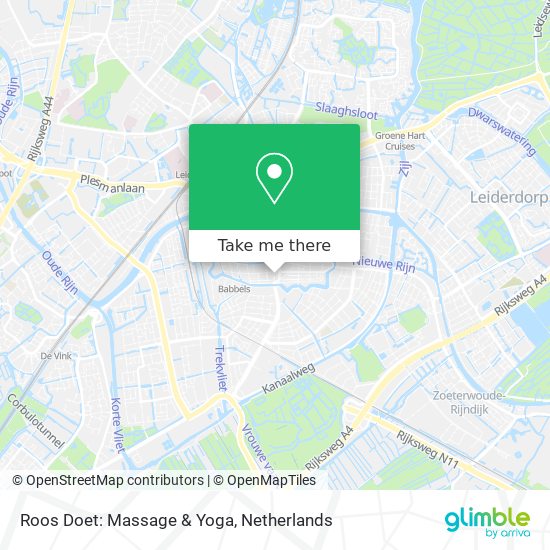 Roos Doet: Massage & Yoga map