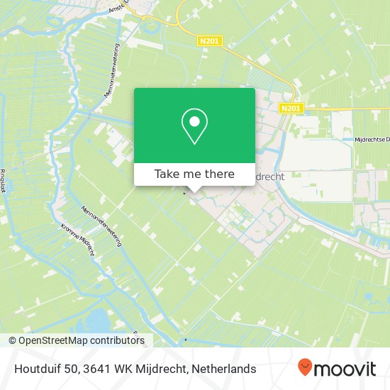 Houtduif 50, 3641 WK Mijdrecht map