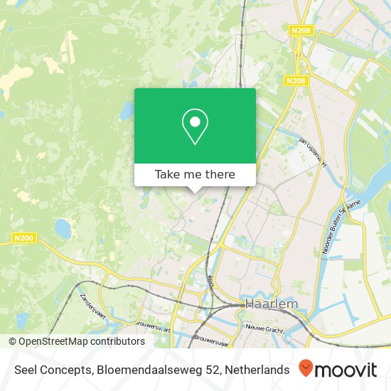 Seel Concepts, Bloemendaalseweg 52 map