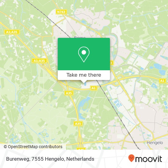 Burenweg, 7555 Hengelo map