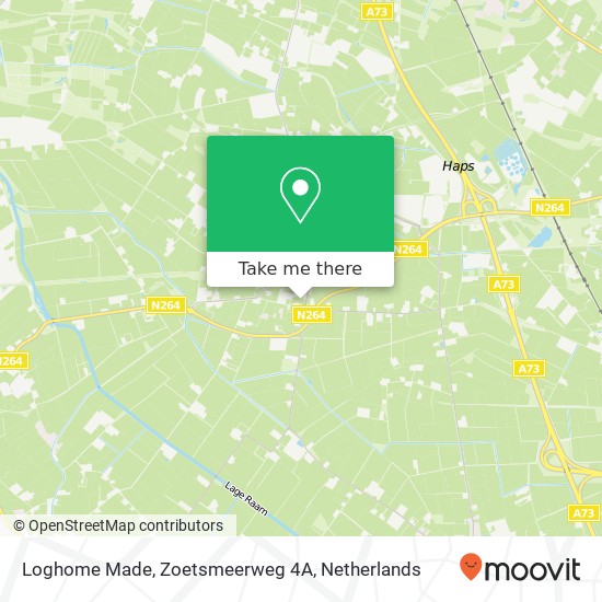 Loghome Made, Zoetsmeerweg 4A map