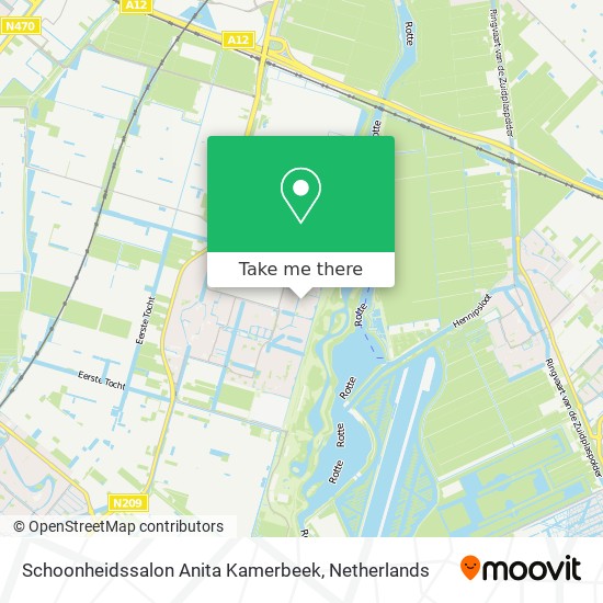 Schoonheidssalon Anita Kamerbeek map