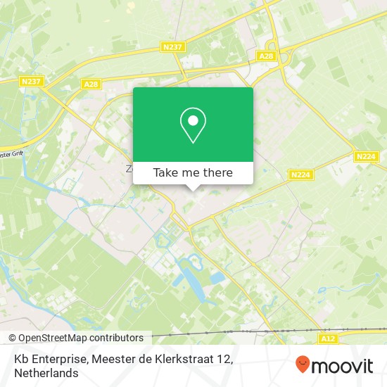 Kb Enterprise, Meester de Klerkstraat 12 map