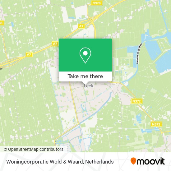 Woningcorporatie Wold & Waard Karte