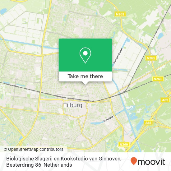 Biologische Slagerij en Kookstudio van Ginhoven, Besterdring 86 Karte