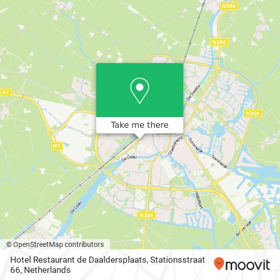 Hotel Restaurant de Daaldersplaats, Stationsstraat 66 map