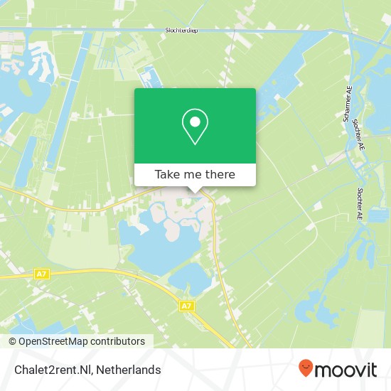 Chalet2rent.Nl map