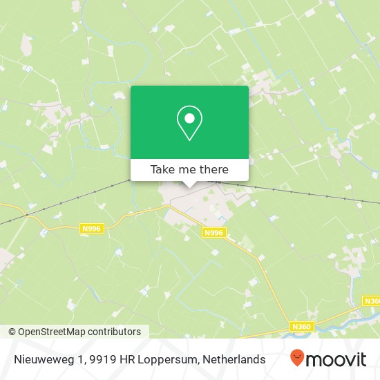 Nieuweweg 1, 9919 HR Loppersum map