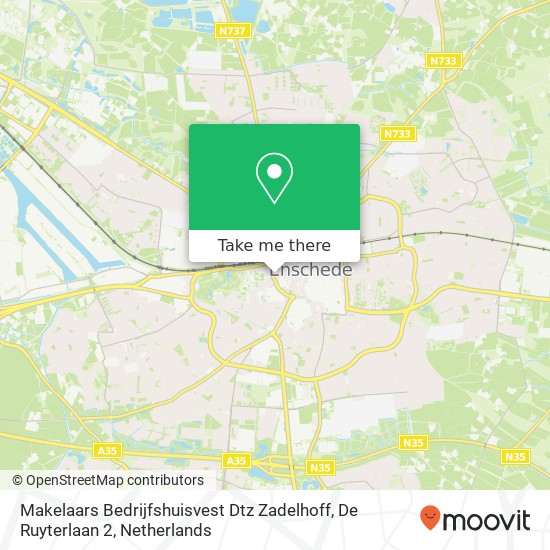 Makelaars Bedrijfshuisvest Dtz Zadelhoff, De Ruyterlaan 2 map