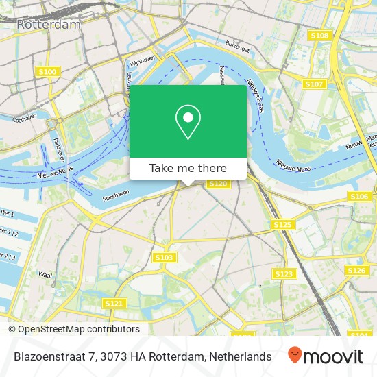 Blazoenstraat 7, 3073 HA Rotterdam map