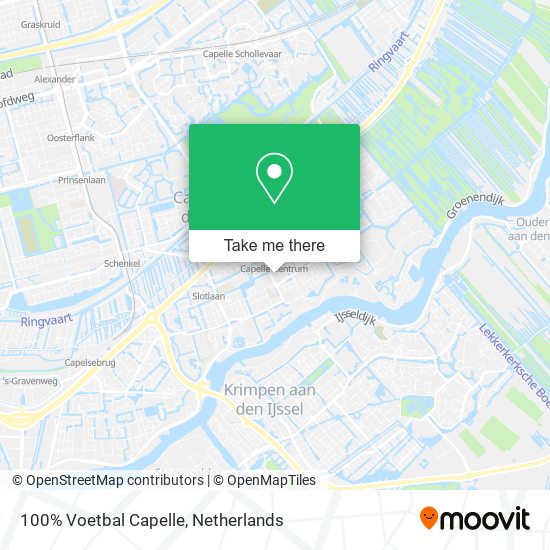 100% Voetbal Capelle map