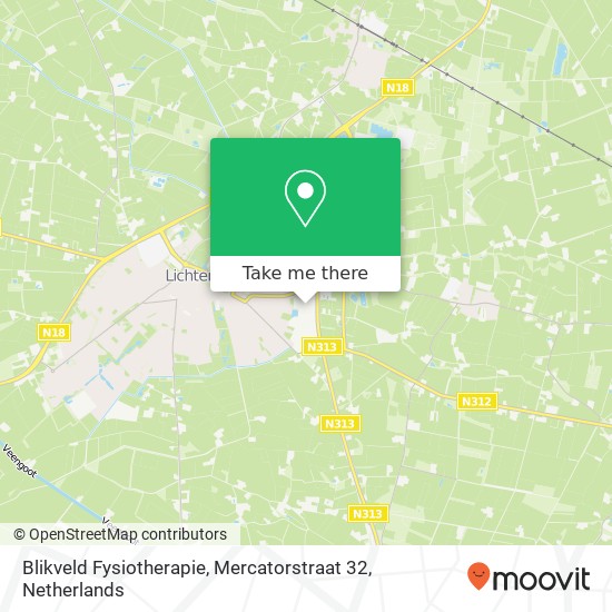 Blikveld Fysiotherapie, Mercatorstraat 32 Karte