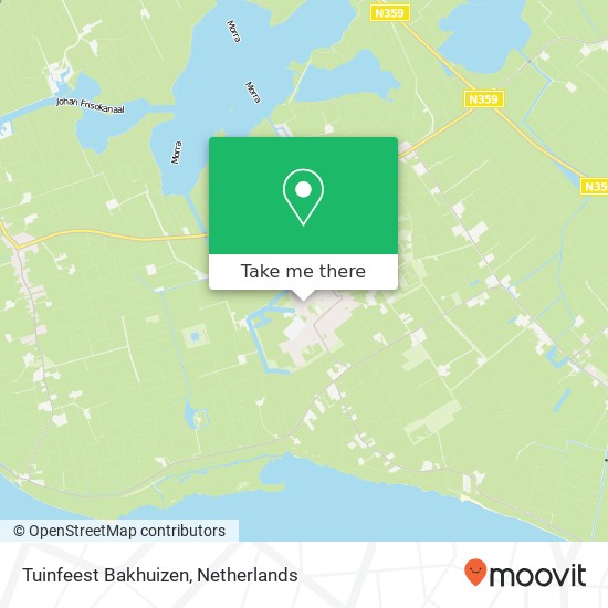 Tuinfeest Bakhuizen map