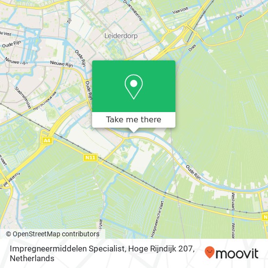 Impregneermiddelen Specialist, Hoge Rijndijk 207 Karte