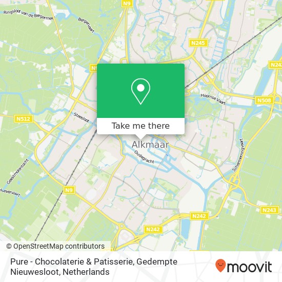 Pure - Chocolaterie & Patisserie, Gedempte Nieuwesloot map