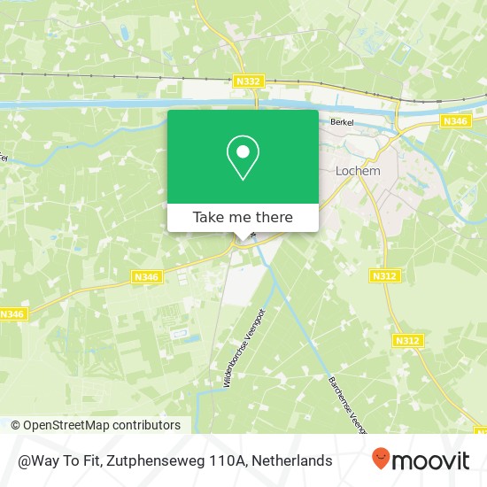 @Way To Fit, Zutphenseweg 110A Karte