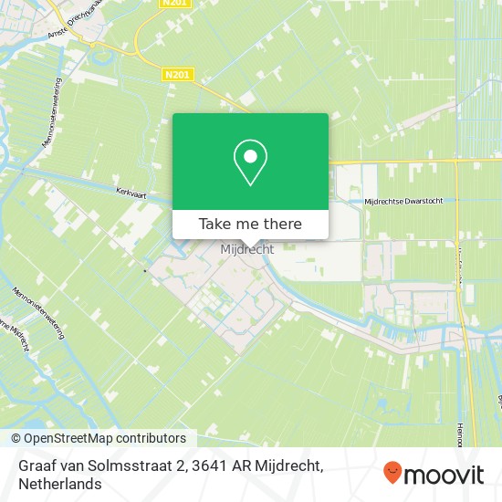 Graaf van Solmsstraat 2, 3641 AR Mijdrecht map