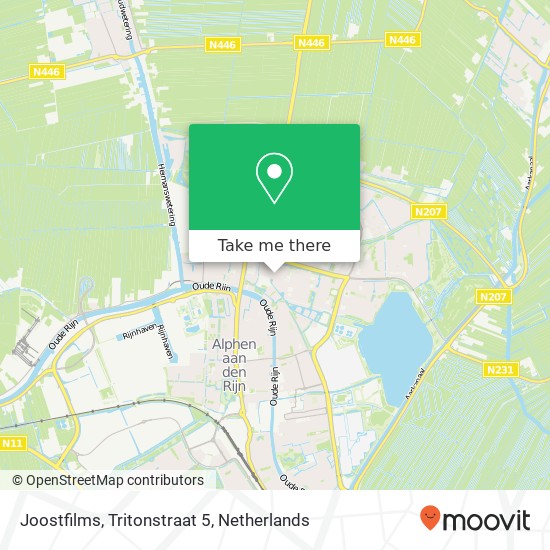 Joostfilms, Tritonstraat 5 map