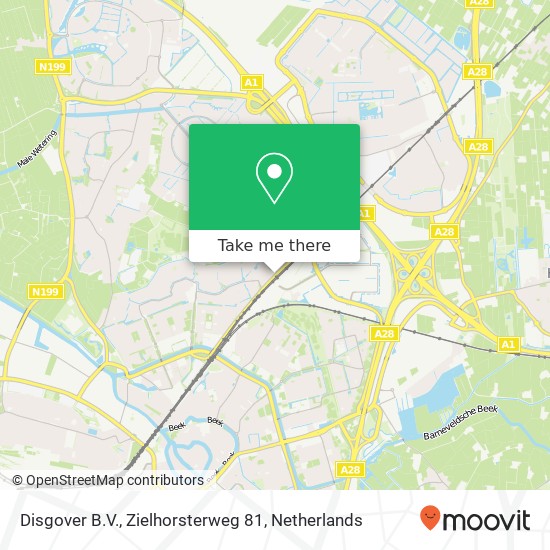 Disgover B.V., Zielhorsterweg 81 map