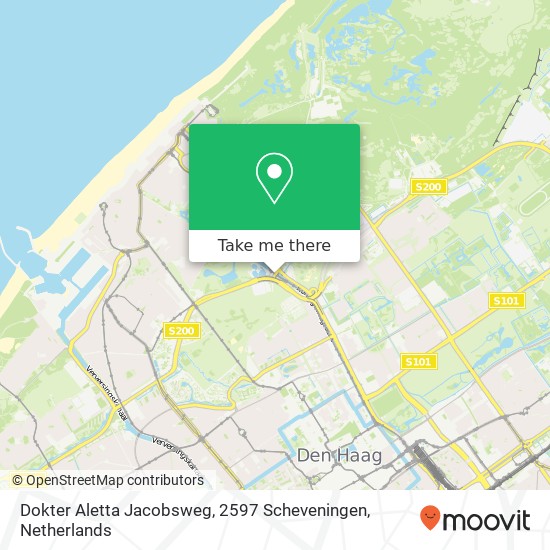 Dokter Aletta Jacobsweg, 2597 Scheveningen map