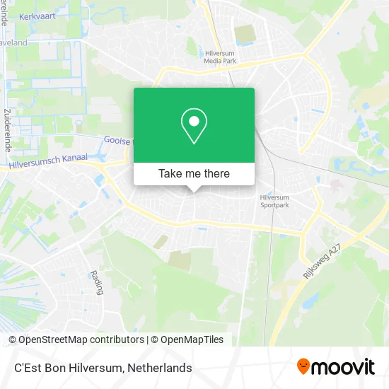 C'Est Bon Hilversum map