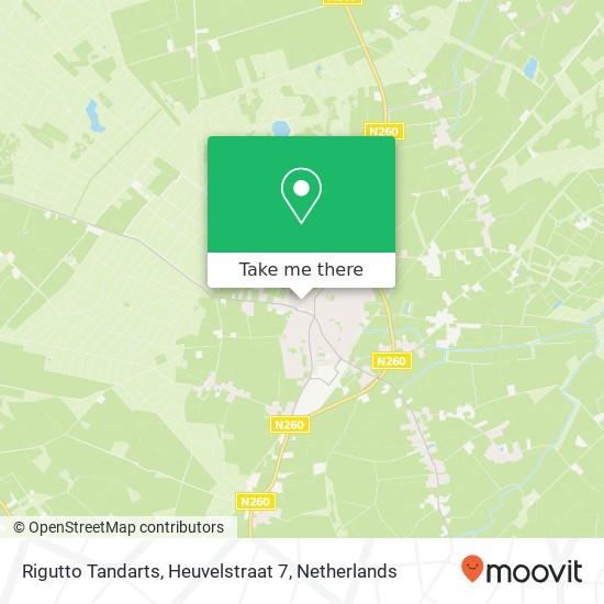 Rigutto Tandarts, Heuvelstraat 7 map