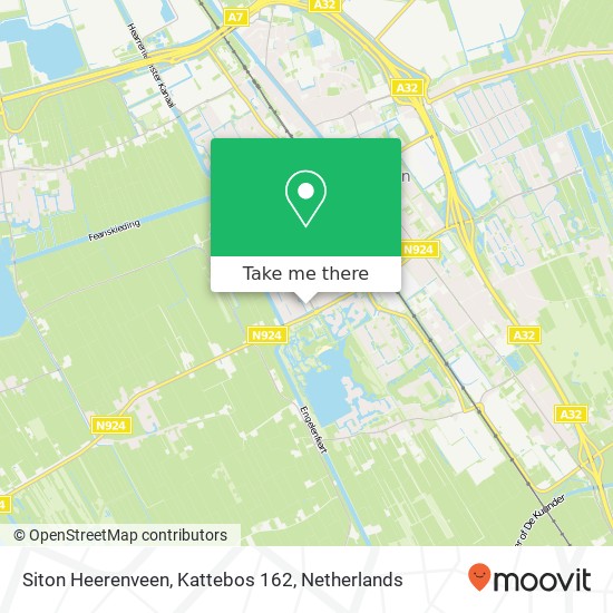 Siton Heerenveen, Kattebos 162 map