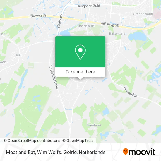 Meat and Eat, Wim Wolfs. Goirle map