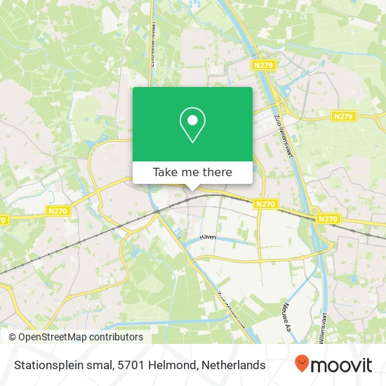 Stationsplein smal, 5701 Helmond map